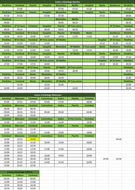 Se Informan Los Nuevos Horarios Del Servicio De Transporte Urbano