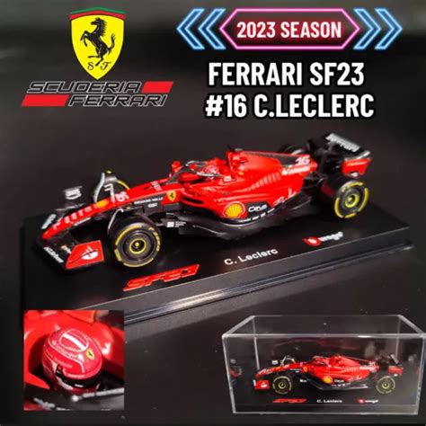 Bburago F Ferrari Racing Sf Charles Leclerc Model Car