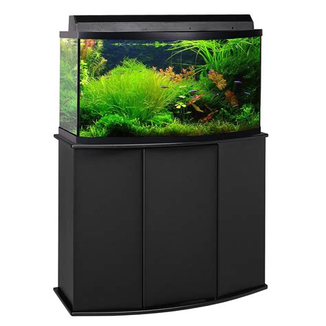 Aquatic Fundamentals Gallon Bowfront Aquarium Stand Petco