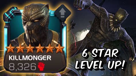 6 Star Killmonger Level Up Gameplay Marvel Contest Of Champions