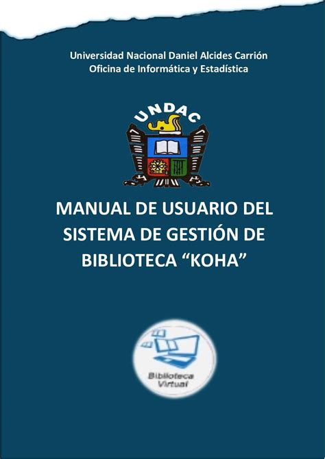 Calaméo 8 Manual De Usuario Sistema Biblioteca Koha 2018