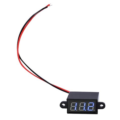 FS028 Waterproof Digital Voltmeter DC3 30V Voltage Tester 0 28 Inch LED