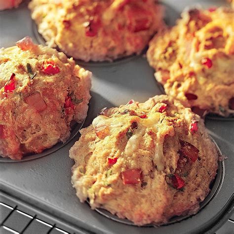 Savory Breakfast Muffins Recipe - EatingWell