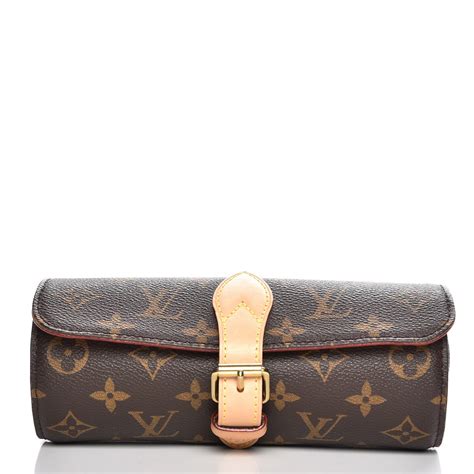 Louis Vuitton Monogram 3 Watch Travel Case 307481 Fashionphile