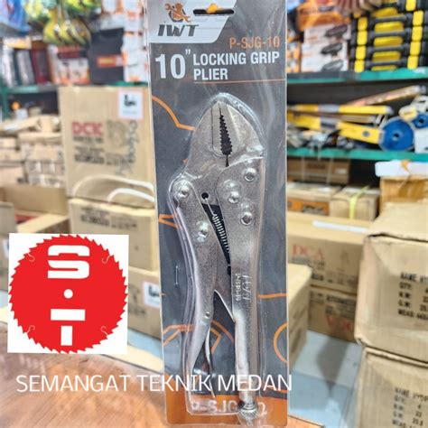 Jual TANG BUAYA JEPIT BAIS VICE GRIP LOCKING PLIERS LURUS 10 10 INCH