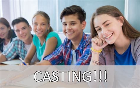 Casting Fete Si Baieti 13 16 Ani Figuratie Simpla Spot Social