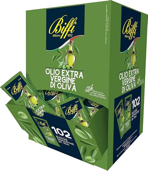 Biffi Olio Extra Vergine Di Oliva Monodose 102 Bustine Monoporzione Da