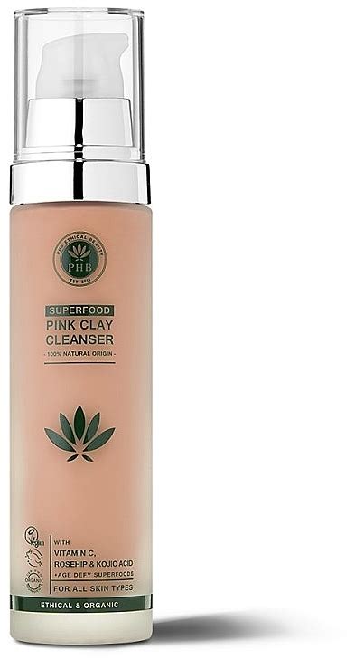 Gel De Limpieza Facial Con Arcilla Rosa Phb Ethical Beauty Superfood