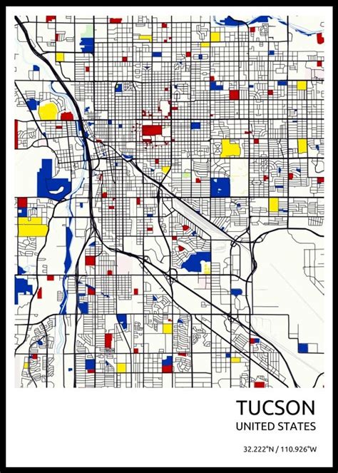 Tucson Attractions Map