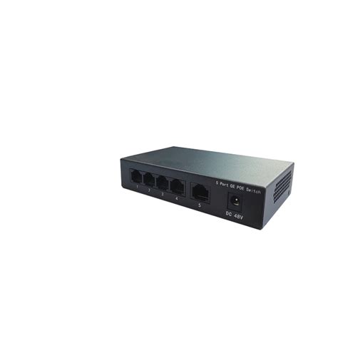 L2 Unmanaged Poe Switch 5 Ports 1000m And 60w Poe Power Hc5gt P Hyconext