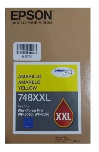 Cartucho Epson 748xxl Amarelo Lacrado Parcelamento Sem Juros