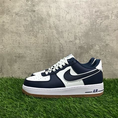 Jual Nike Air Force 1 Low College Pack Midnight Navy Shopee Indonesia