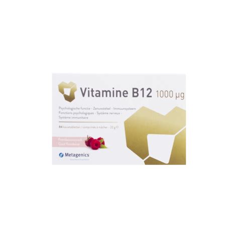 METAGENICS VITAMINE B12 1 MG 84 COMPRIMES A CROQUER Vitamines B