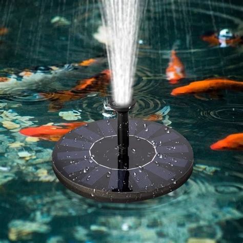 Fontaine Solaire Trahoo Pompe Eau Solaire Ext Rieure Pour