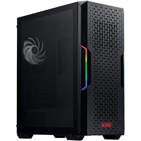 Gabinete Starker Air Tg Argb Black Xpg Adata Hypergaming