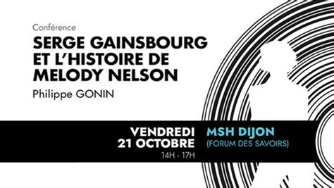 Conférence « Serge Gainsbourg Et Lhistoire De Melody Nelson Ufr