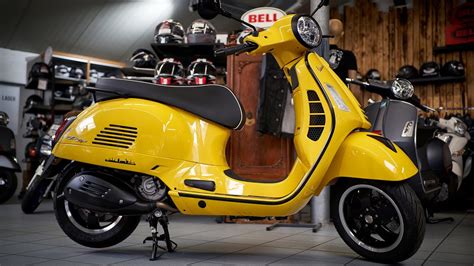 Vespa Gts 300 Hpe Super Yellow Youtube