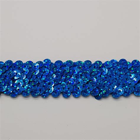 Stretch Sequin Trim 3 Row 30mm Homecraft Textiles