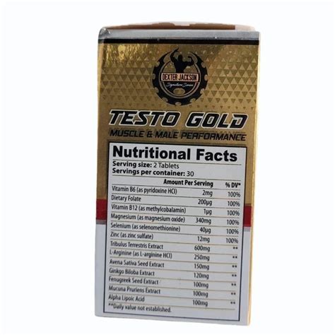 Testo Gold Muscle Male Performance Tablet At Rs 2999 Box Prelone