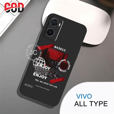 Softcase Color Macaroon Hitam All Type For Vivo CM 08 VIVO V23E V25E