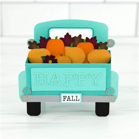 LW Box Card Pumpkin Truck Back Lori Whitlock