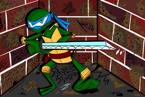 TMNT Leonardo (Fan-Art) by CubeRocks on DeviantArt