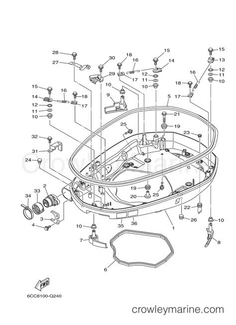 BOTTOM COWLING 1 2016 International 250hp VF250A 6CB8 050