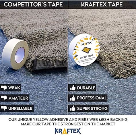 Double Sided Carpet Tape 90ft/30Yrd Roll Heavy Duty For Rugs, Mats ...