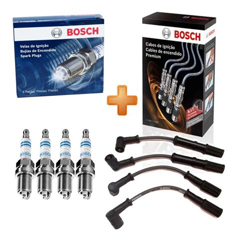 Kit Cabos E Velas Bosch Fiat Palio Uno Fiorino Evo Flex Mercado Livre