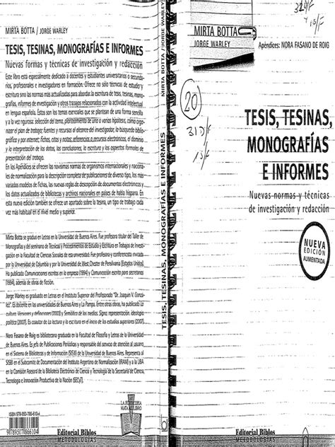 PDF Botta Mirta Tesis Tesinas Monografias E Informes DOKUMEN TIPS