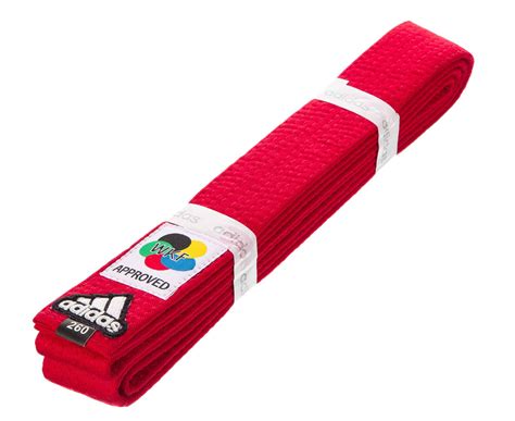 Купить Пояс для карате Elite WKF красный adiB242K в интернет-магазине в ...