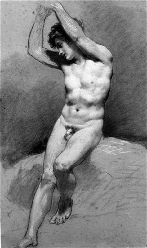 Seated Male Nude C Pierre Paul Prud Hon Wikiart Org