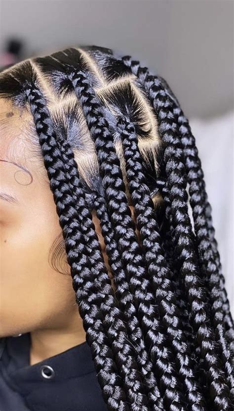 𝓅 𝒾 𝓃 𝓁𝒾𝓋𝒹𝒶𝒹𝑜𝓁𝓁🦋 Box Braids Styling Big Box Braids Hairstyles