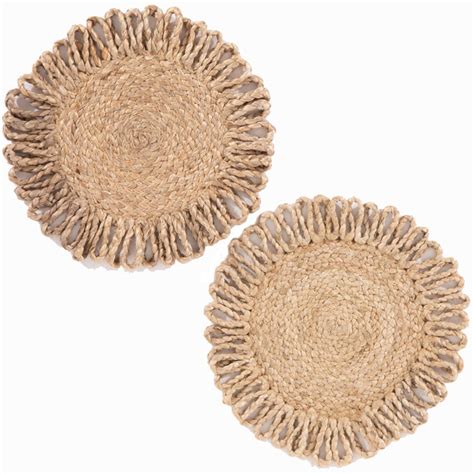 Thames Natural Jute Placemat Set Of 2 Wilko