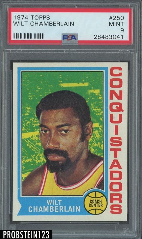 √ Wilt Chamberlain Basketball Card