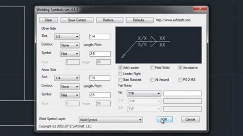 How To Draw Weld Symbols In Autocad Printable Online