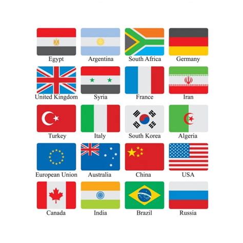 Flag Icon Set Eps Vector Uidownload