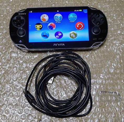 【やや傷や汚れあり】ps Vita Playstation Vita Sony ブラック Psvita 3gwi Fiモデル Pch