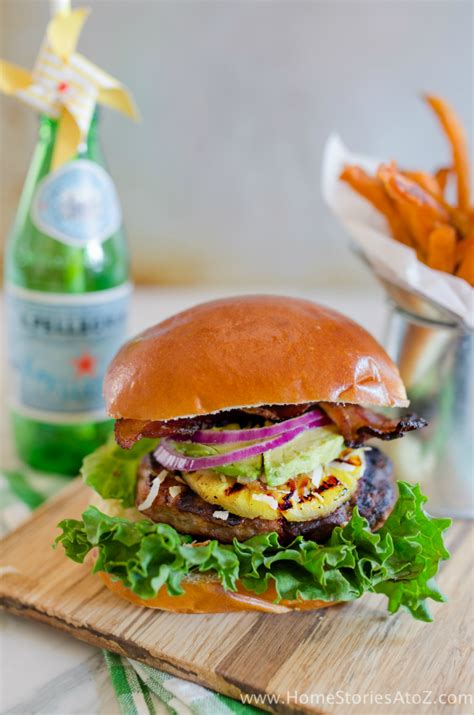 Hawaiian Sausage Burger Recipe | Home Stories A to Z