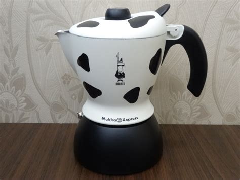 ビアレッティ Bialetti ムッカ エキスプレス Mukka Express 直火式 エスプレッソマシーン 牛柄 2カップ用 廃盤品 の