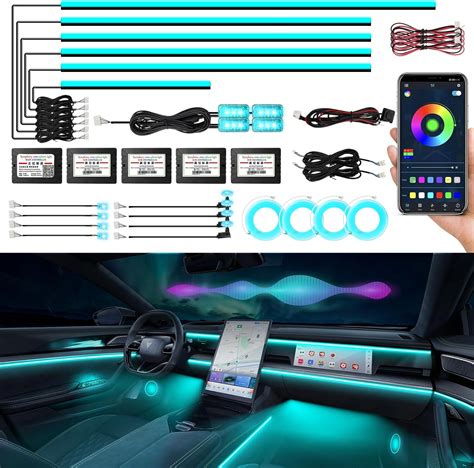 Amazon Acrylic Interior Car Lights Amki Car Led Strip Light With