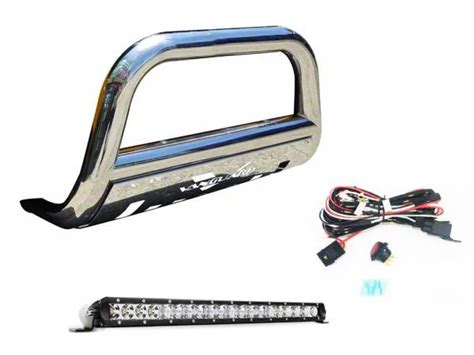 Jeep Renegade Bull Bar With 20 Inch Led Light Bar Stainless Steel 15 23 Jeep Renegade Bu