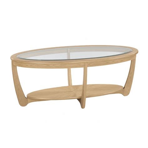 Glass And Oak Coffee Tables - Foter