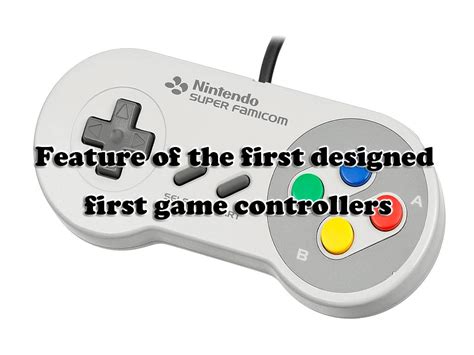 What was the first game controller and what were its features?