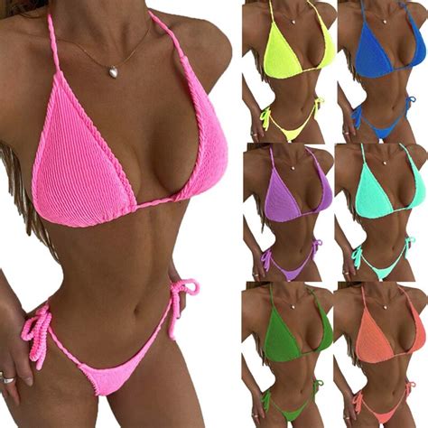 New Sexy Bikini Push Up Women Swimsuits Female Micro Bikini Set