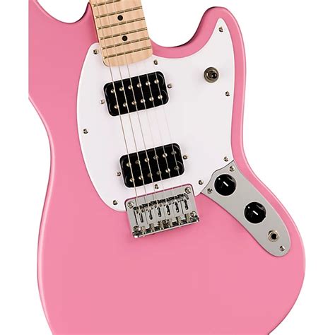 Squier Sonic Mustang Hh Maple Fingerboard Electric Guitar Flash Pink Guitar Center