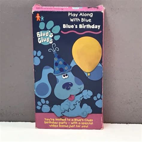 Nick Jr Blue S Clues Geburtstag Vhs Video Band Nickelodeon Orange