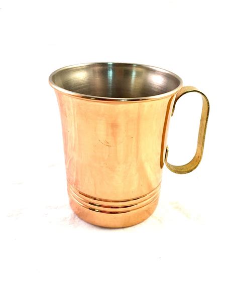 Vintage Copper Mug With Brass Handle Tankard Stein Mug Copper Etsy