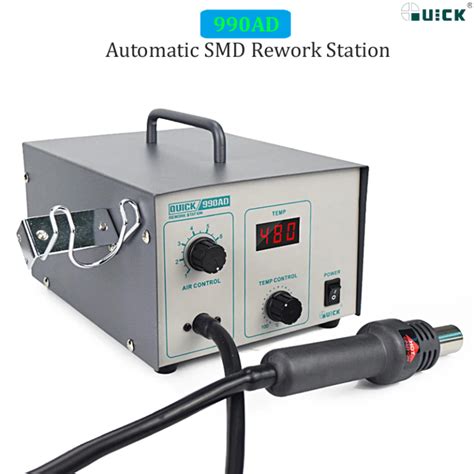 QUICK SMD Rework Station ESD With Digital Display Lead Free Hot Air Rework Station Baba
