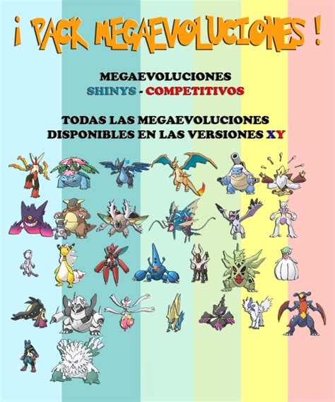 Pack Megaevoluciones Xy Oras shiny competitivos Pokémon 120 00